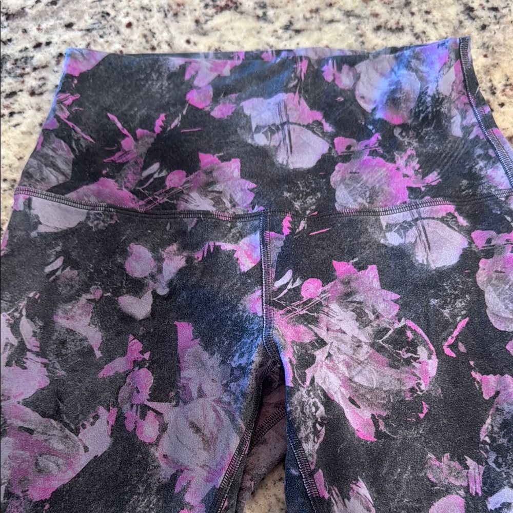 Lululemon Pink, Black and Gray Leggings